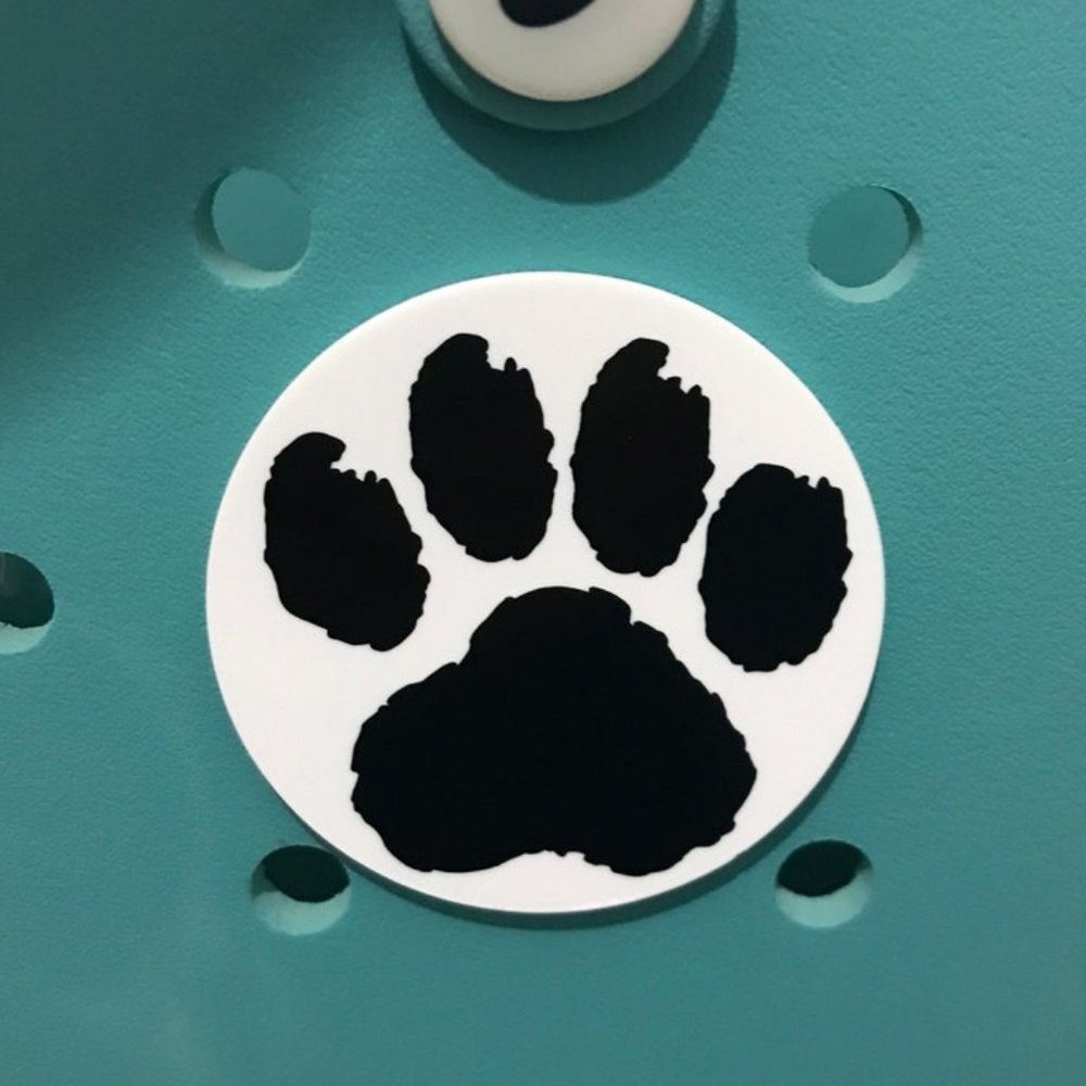 3D Printed Paw Print Pet Themed Bogg Bag Bit Charms